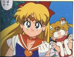 Sailor Venus isn't happy